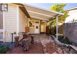 Door off the kitchen / garage. -