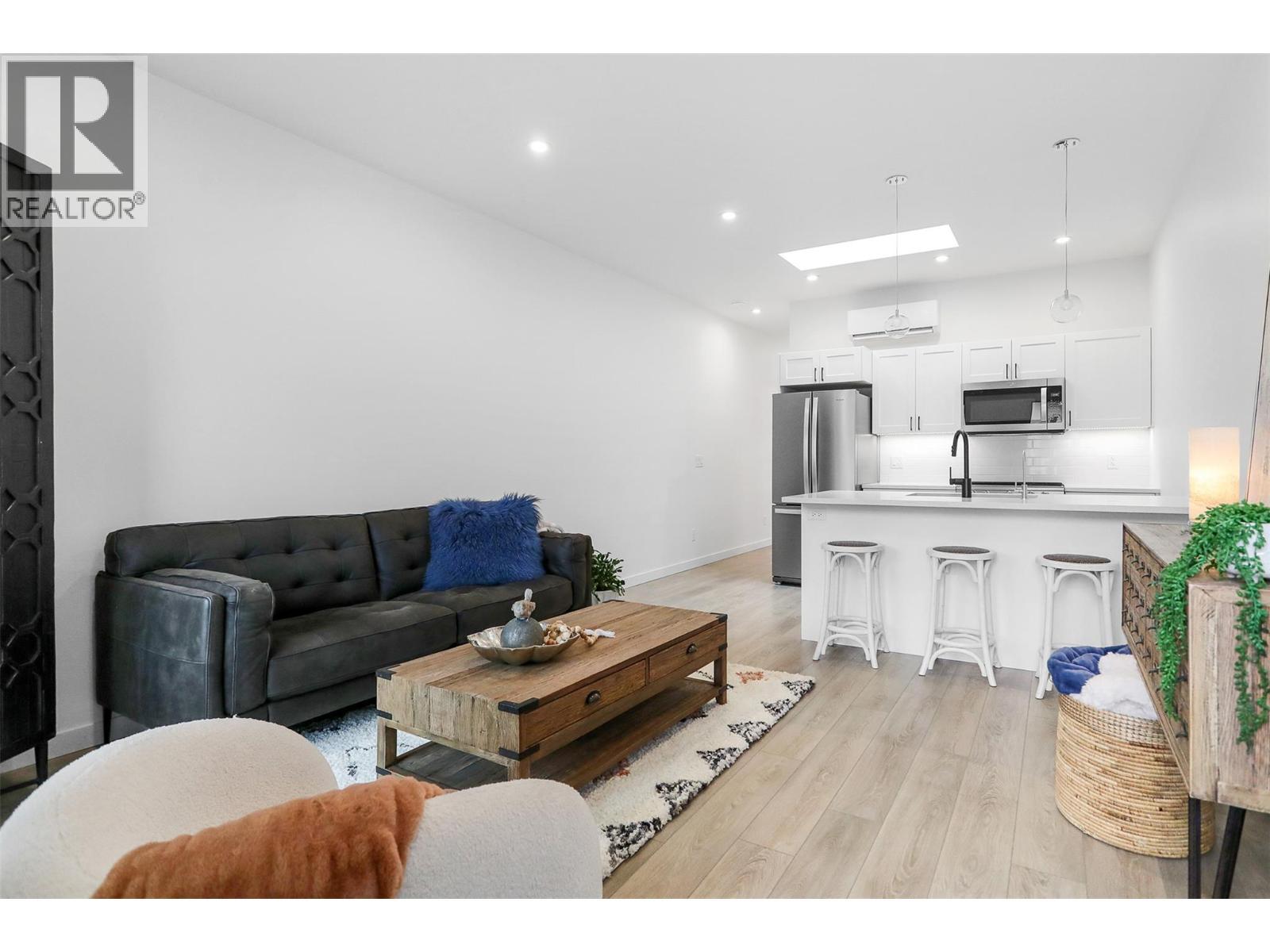 Woodlark Floor Plan Livingroom & Kitchen Area - 8900 Jim Bailey Road Unit# 167, Kelowna, BC