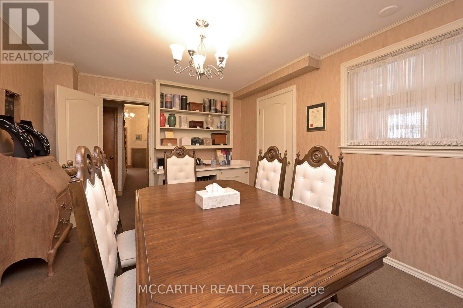 main floor room set up as Dining room - 318 Main Street E, Shelburne, ON