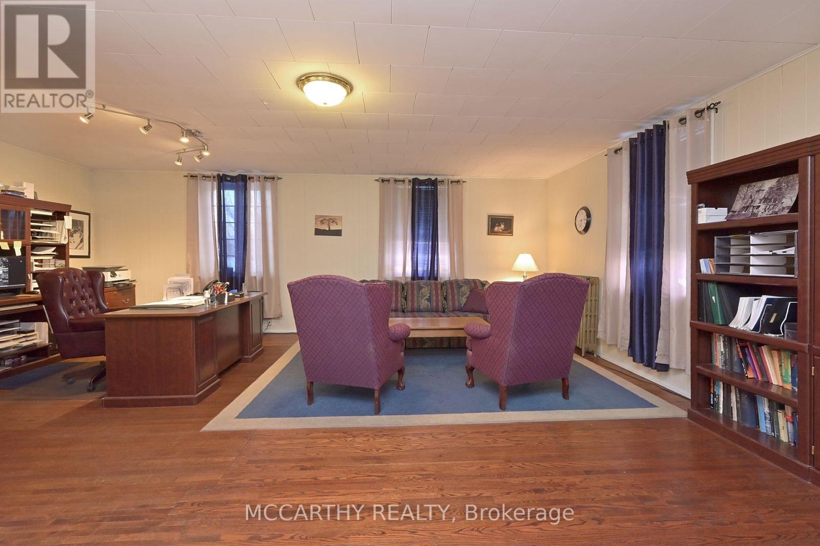 second floor large office with door to attic - 318 Main Street E, Shelburne, ON