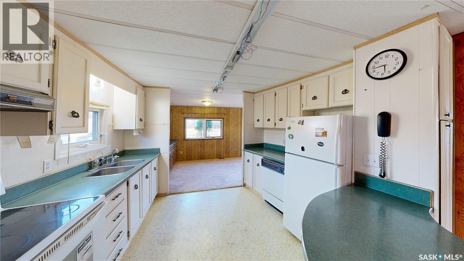 "Lakness Acreage" (13.97 Acres More Or Less), Last Mountain Valley Rm No. 250, SK - Indoor Photo Showing Kitchen With Double Sink