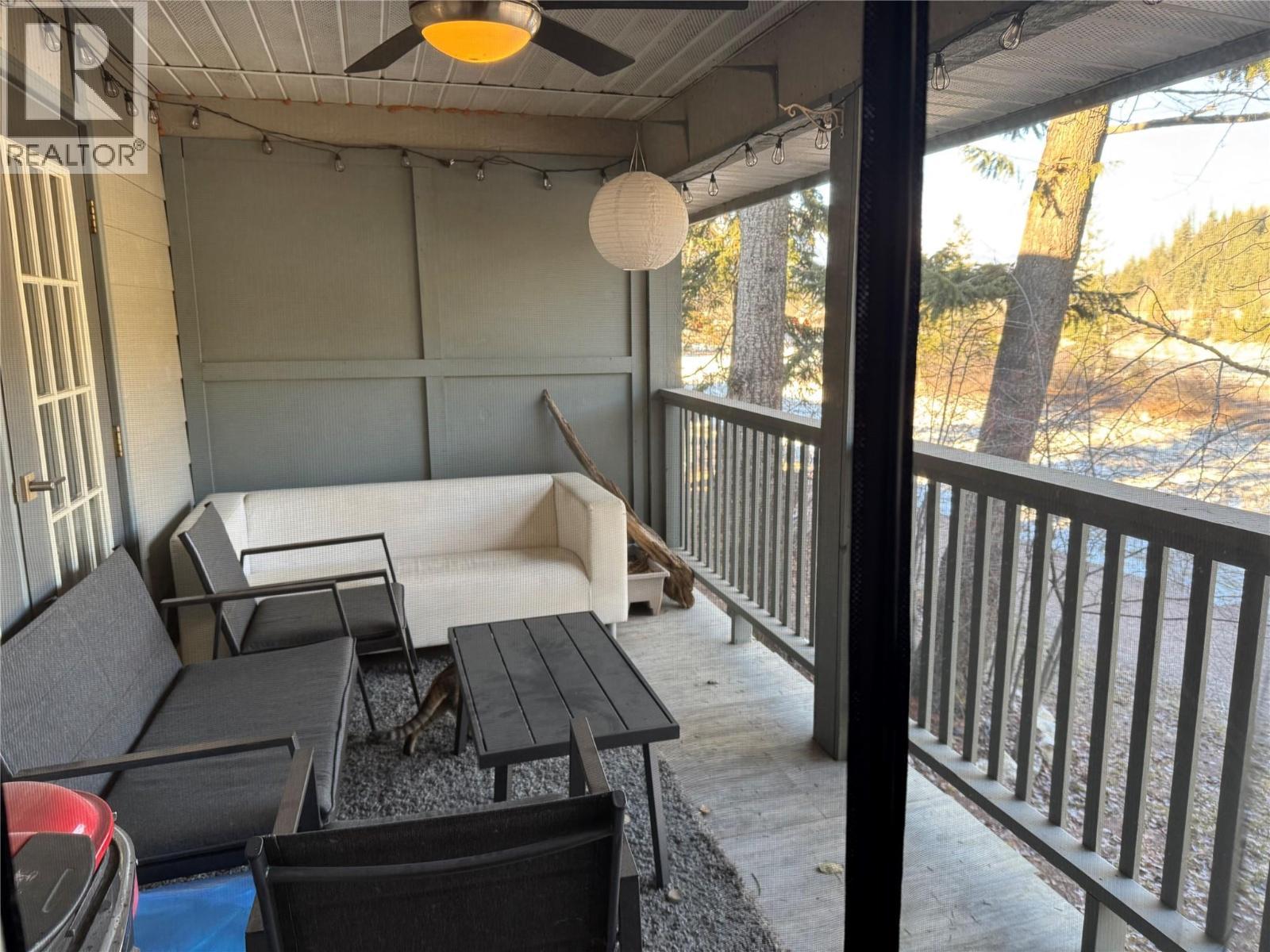 Outside deck with river view. - 1211 9Th Street Unit# 5, Golden, BC - Outdoor With Deck Patio Veranda With Exterior
