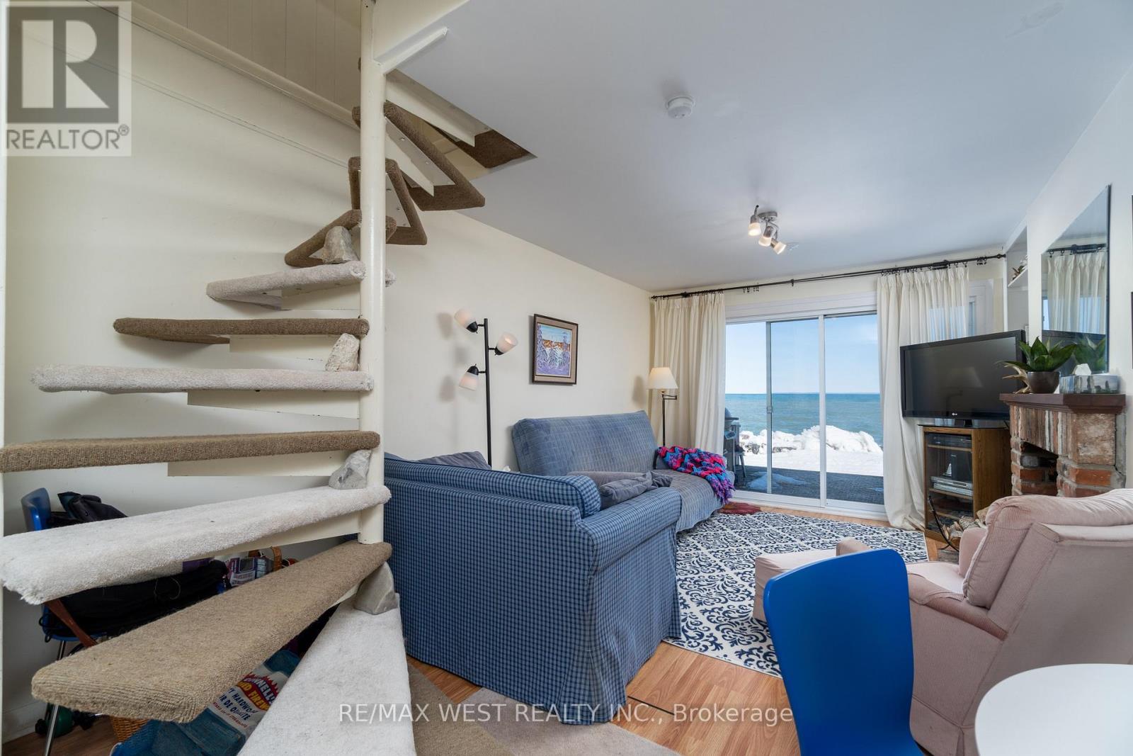 12A - 209513 Hwy 26, Blue Mountains, ON - Indoor Photo Showing Living Room With Fireplace