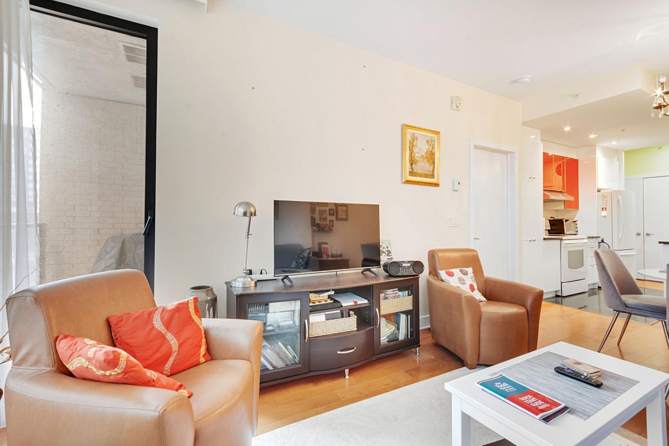 Salon - 207-7317 Av. Victoria, Montréal (Côte-Des-Neiges/Notre-Dame-De-Grâce), QC - Indoor Photo Showing Living Room