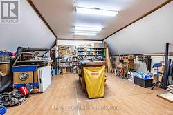 2nd level in the garage/work shop -