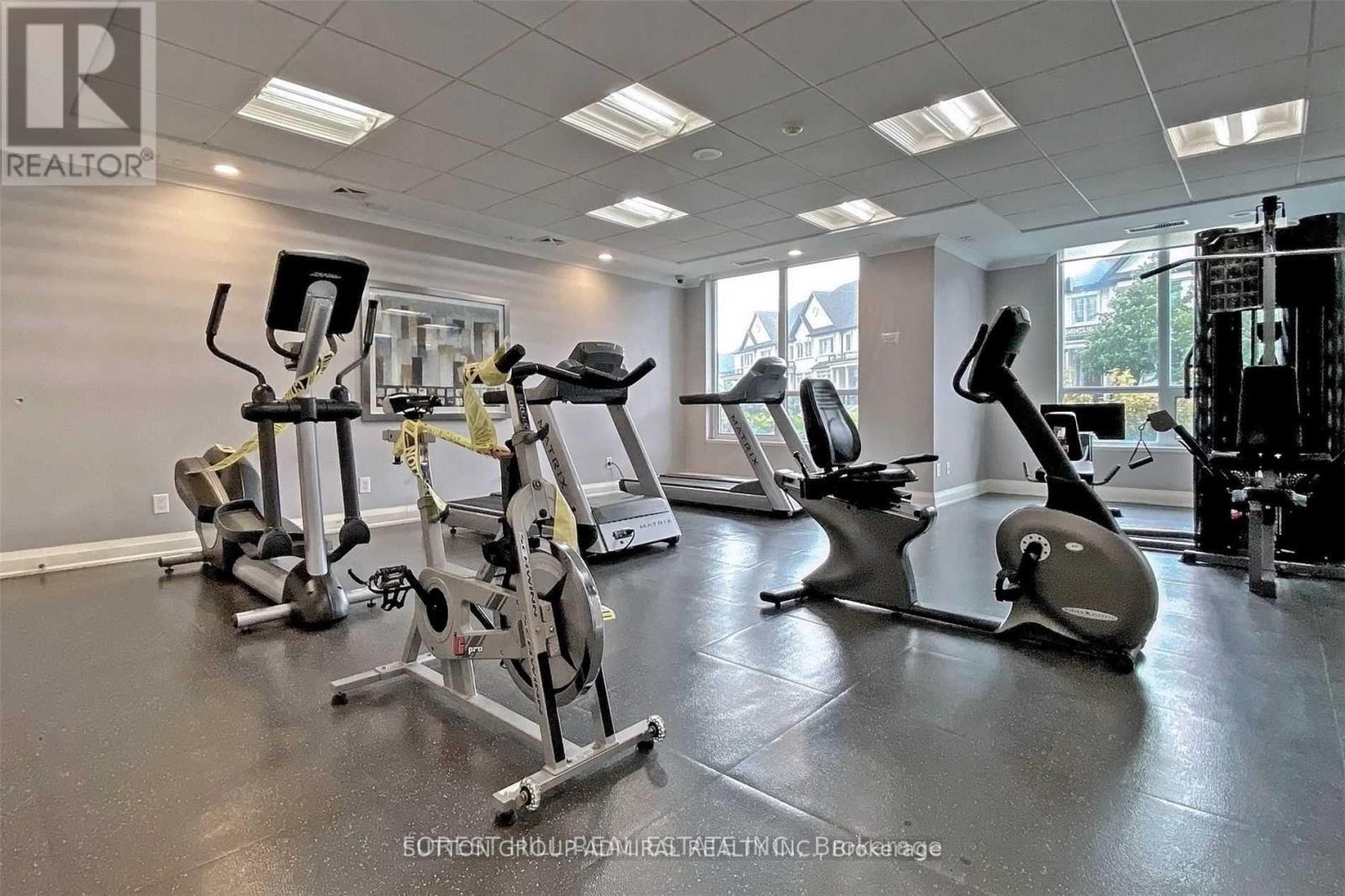 1612 - 30 North Park Road, Vaughan, ON - Indoor Photo Showing Gym Room