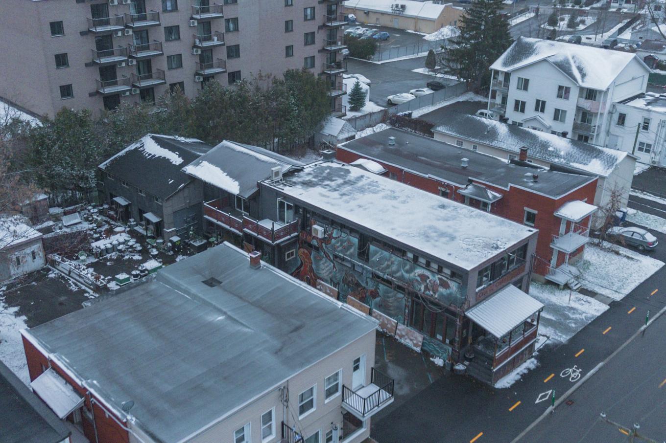 Aerial photo - 340 - 342 Rue Notre-Dame, Granby, QC - Outdoor