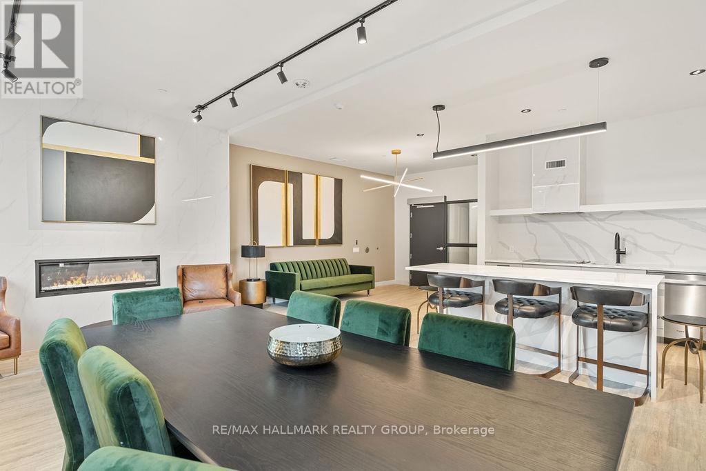 2102 - 180 George Street, Ottawa, ON - Indoor With Fireplace