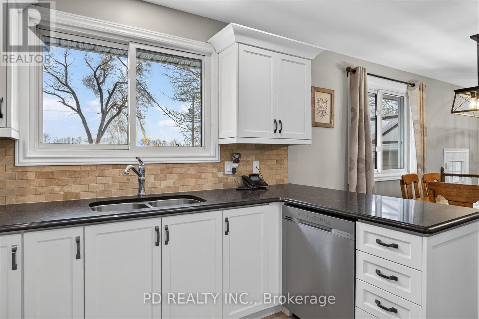 308 Cross Creek Road, Kawartha Lakes (Ops), ON - Indoor Photo Showing Kitchen With Double Sink