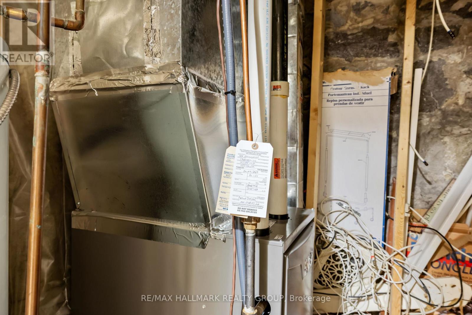 Furnace 2025 - 132 Beausoleil Drive, Ottawa, ON - Indoor Photo Showing Basement