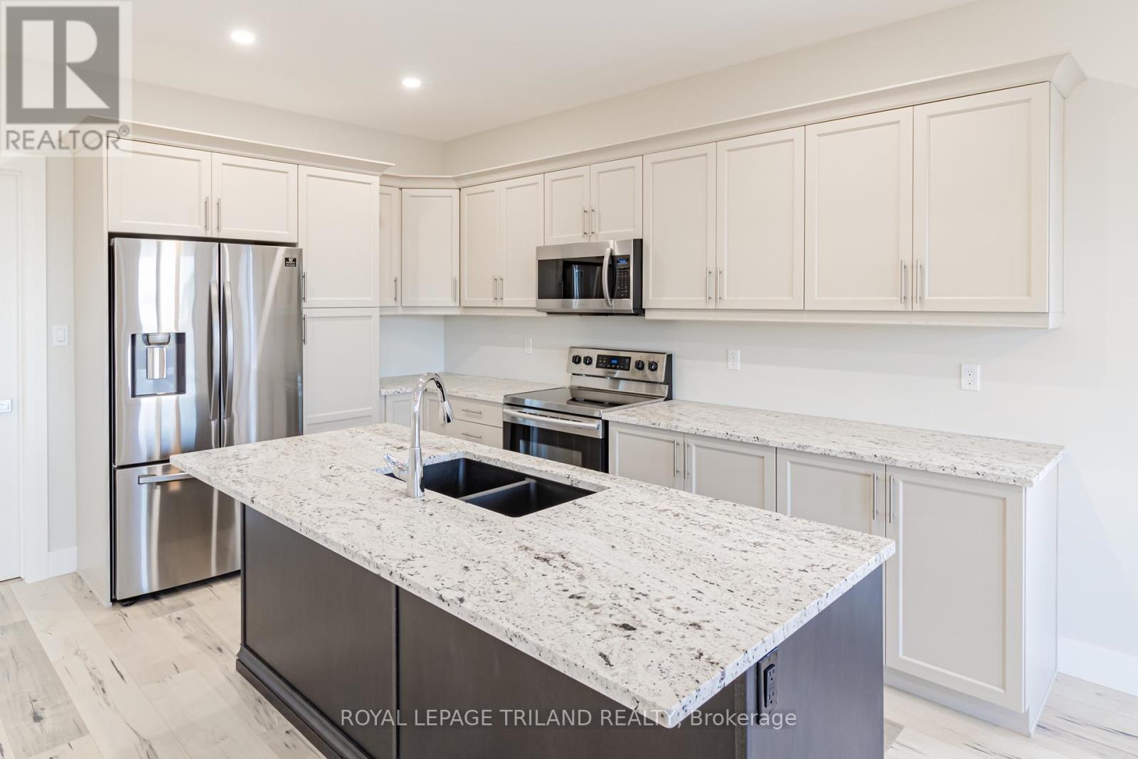 All appliances are included by the way! - 26 Tattersall Lane, Lambton Shores (Grand Bend), ON - Indoor Photo Showing Kitchen With Double Sink With Upgraded Kitchen