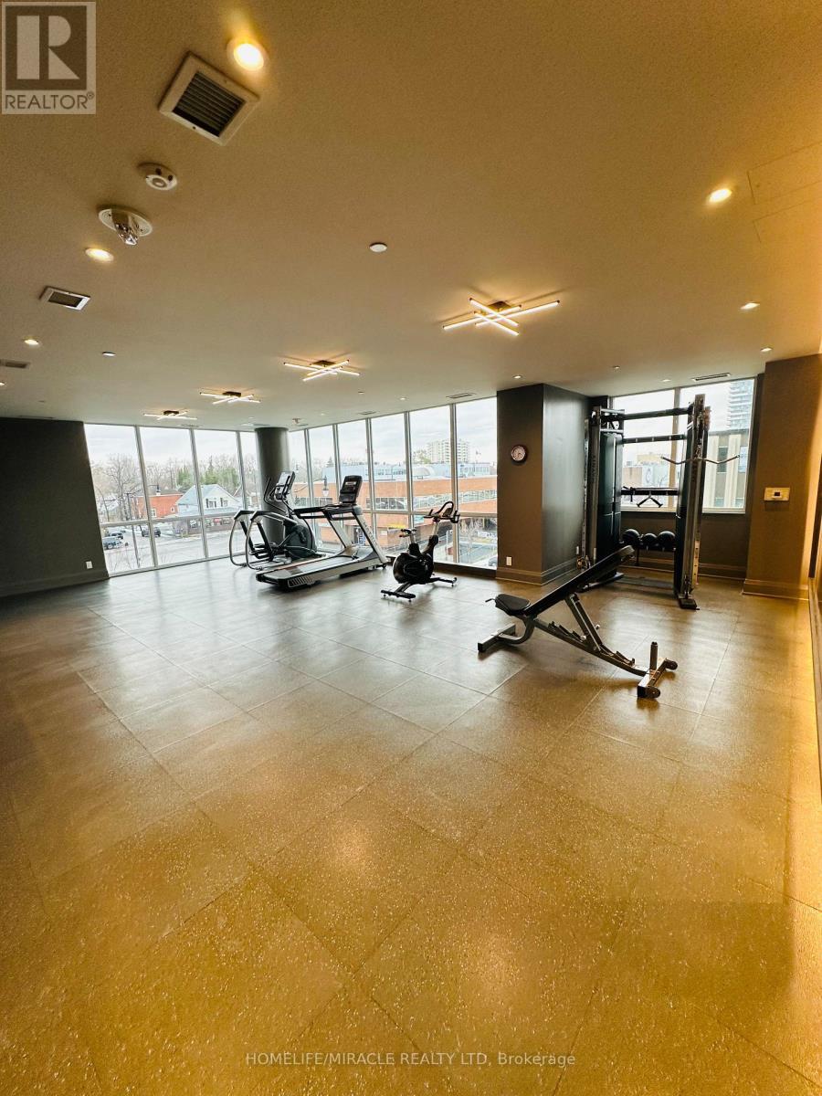 707 - 15 Lynch Street, Brampton, ON - Indoor Photo Showing Gym Room