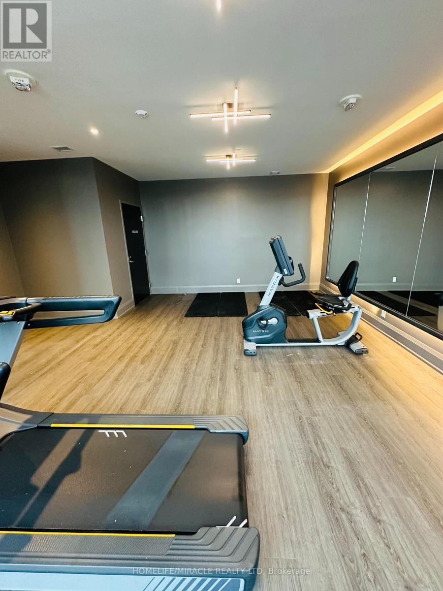 707 - 15 Lynch Street, Brampton, ON - Indoor Photo Showing Gym Room