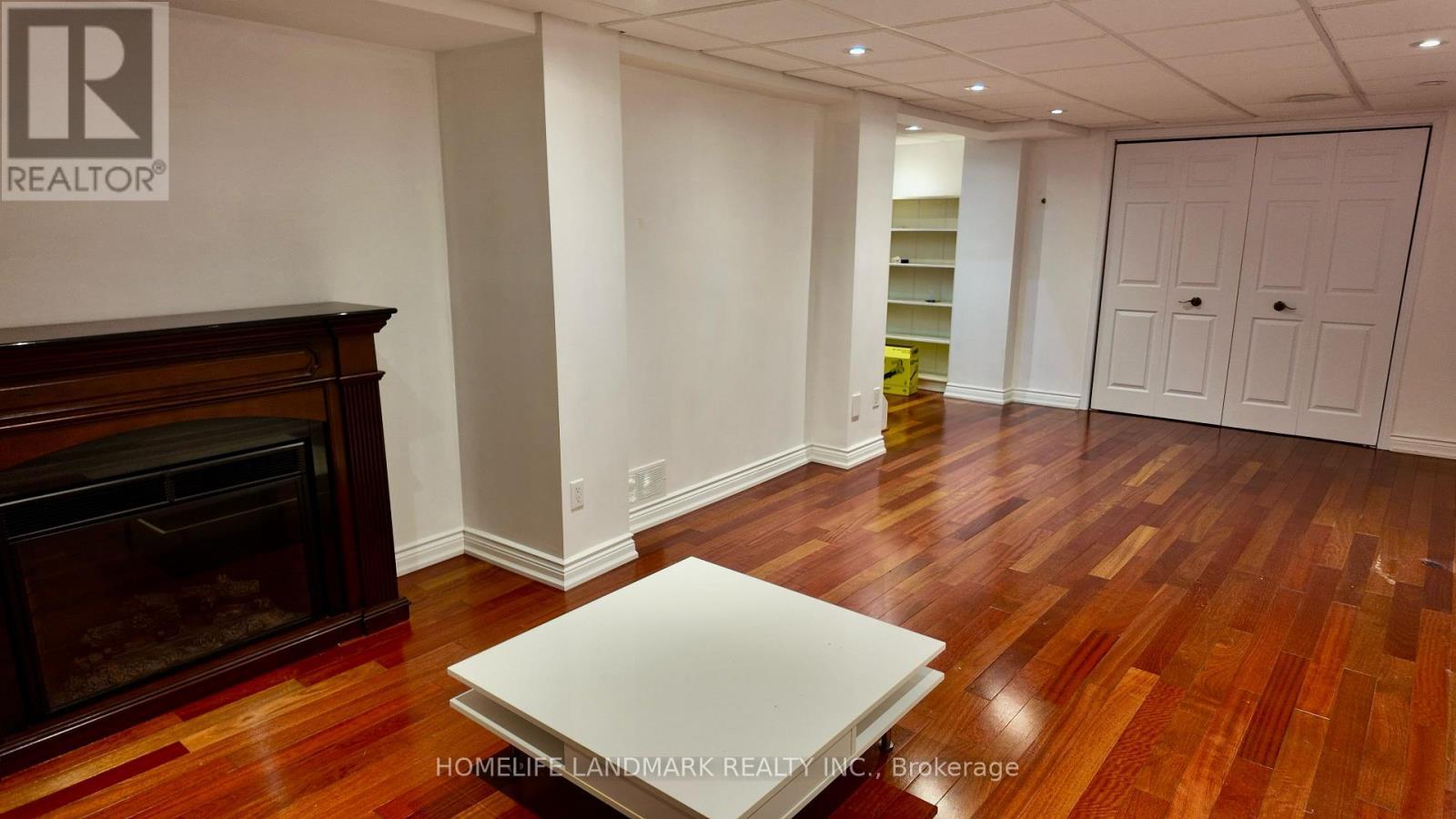 Bsmt - 197 Fincham Avenue, Markham, ON - Indoor With Fireplace