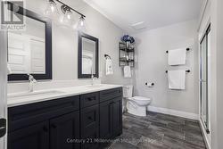 Lovely ensuite with double sinks -