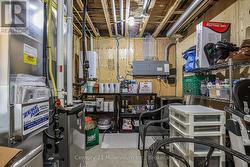 Utility Room w/plywood walls -