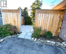 Side yard off driveway -