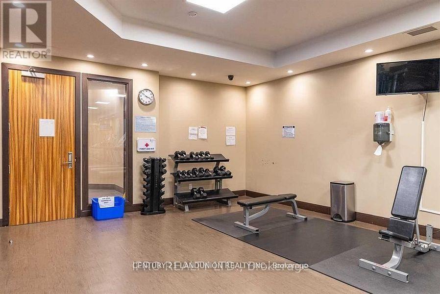 816 - 1 Jarvis Street, Hamilton, ON - Indoor Photo Showing Gym Room