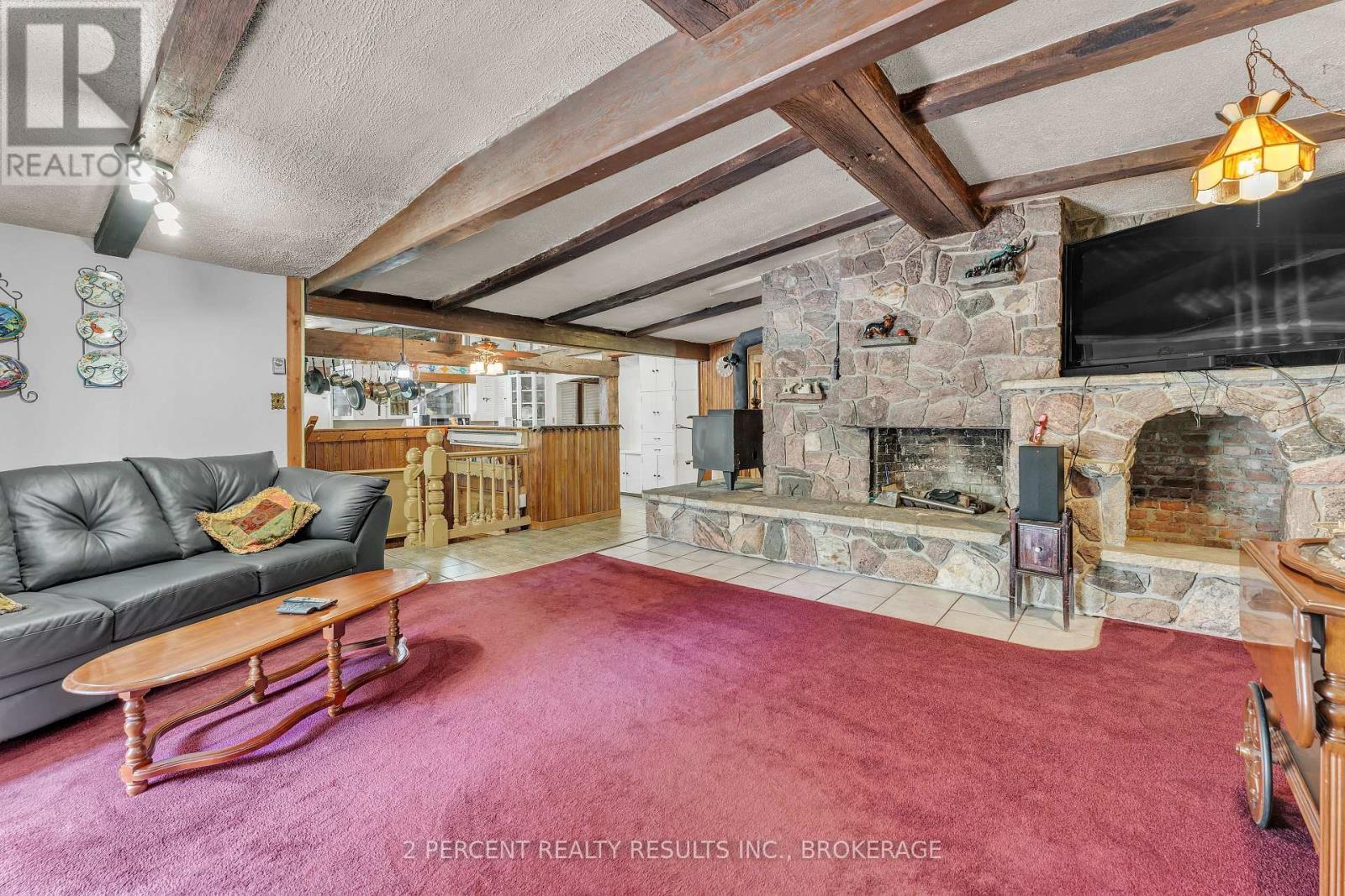 12 Luffman Road, Tweed (Hungerford (Twp)), ON - Indoor Photo Showing Other Room With Fireplace