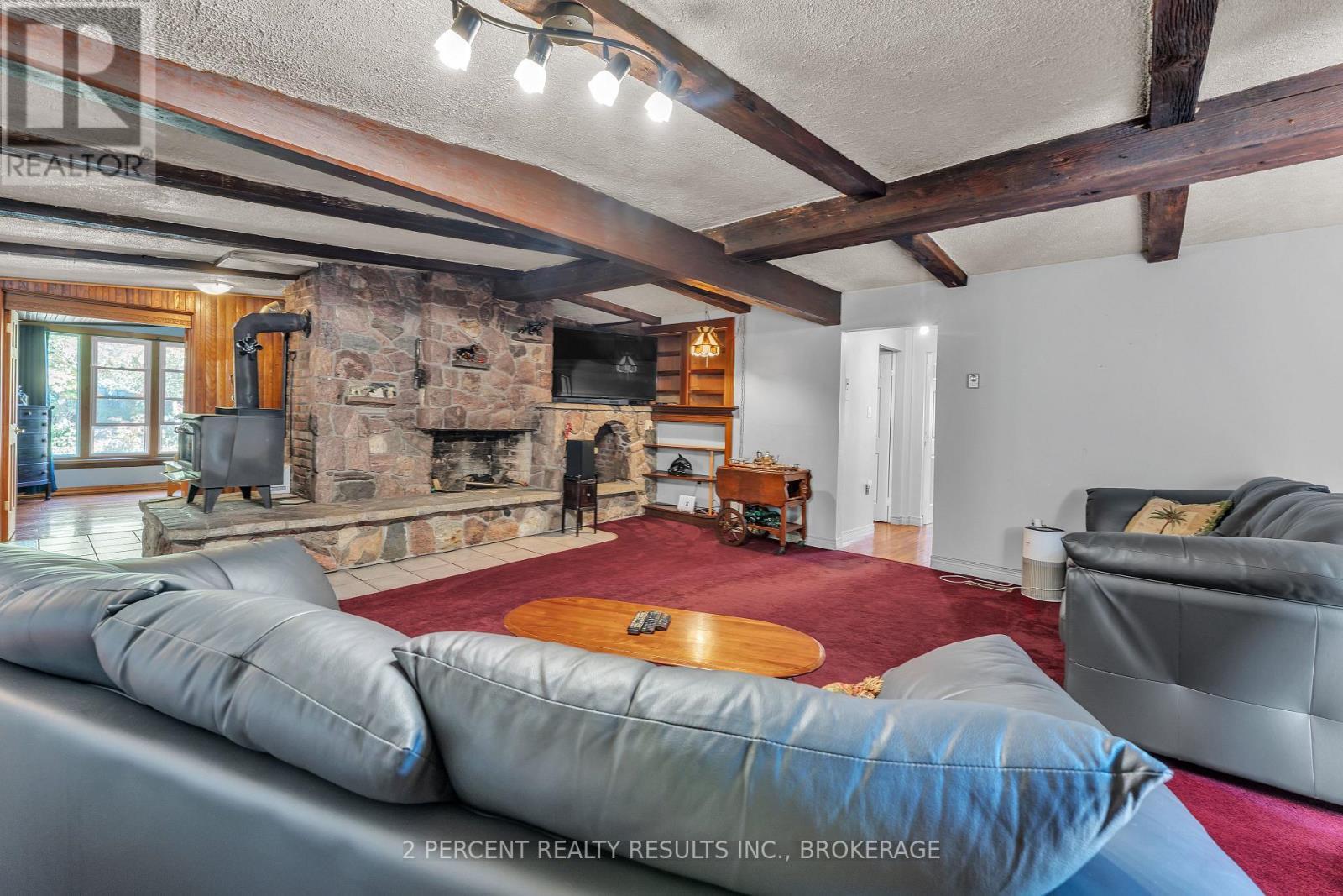 12 Luffman Road, Tweed (Hungerford (Twp)), ON - Indoor With Fireplace