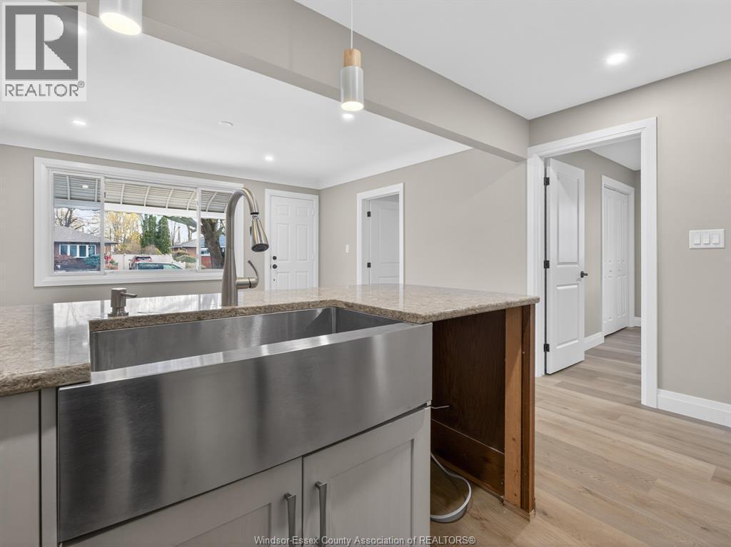 1797 Balfour Boulevard, Windsor, ON - Indoor Photo Showing Kitchen With Double Sink
