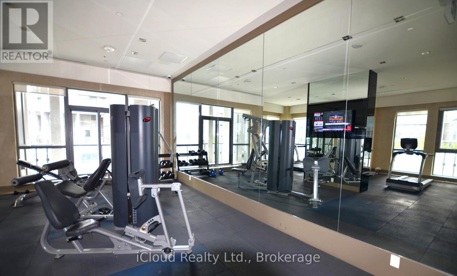 1201 - 17 Zorra Street, Toronto, ON - Indoor Photo Showing Gym Room