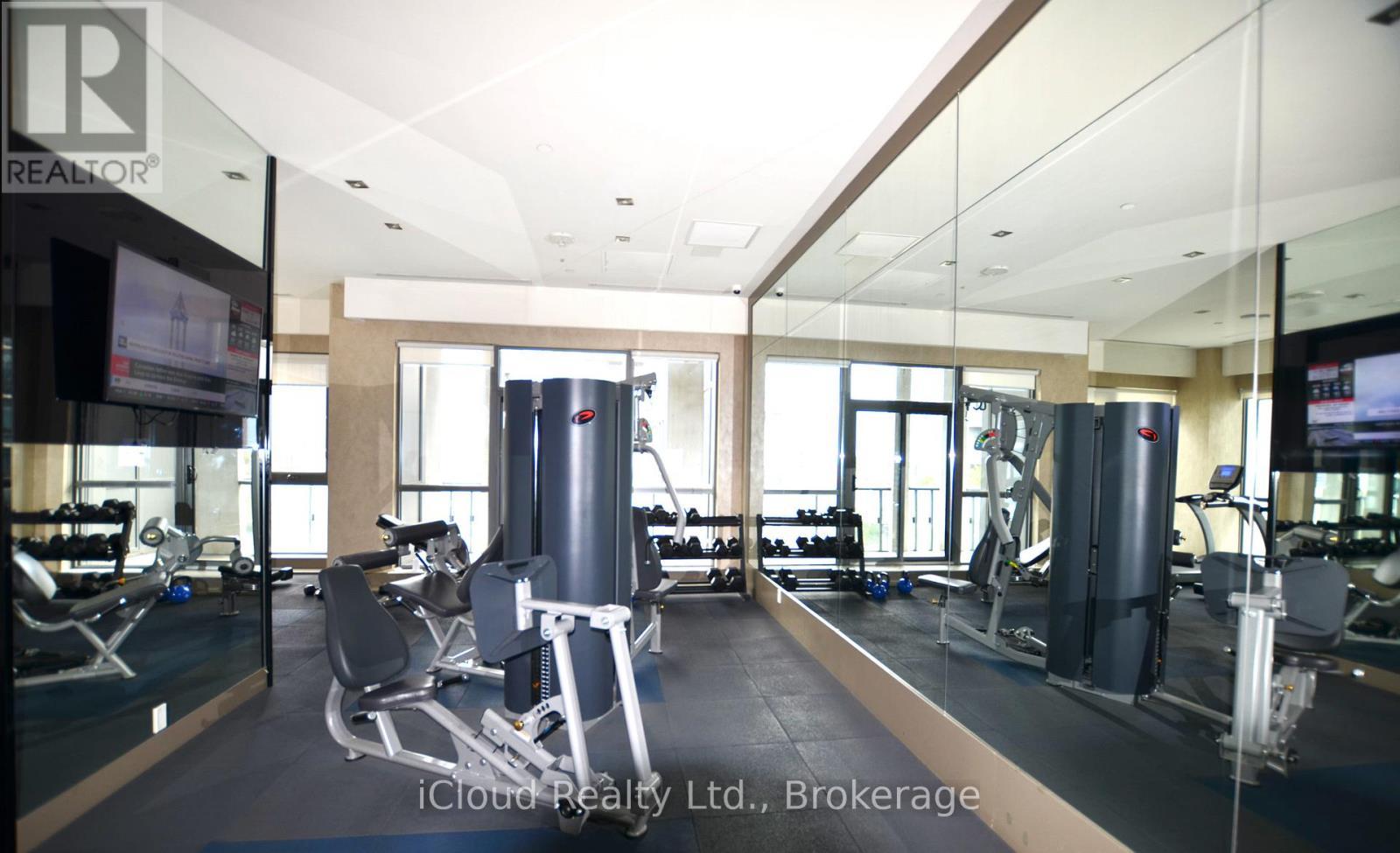 1201 - 17 Zorra Street, Toronto, ON - Indoor Photo Showing Gym Room