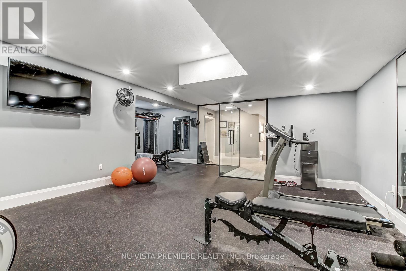 5233 Line 2 Line, Perth South (Blanshard), ON - Indoor Photo Showing Gym Room