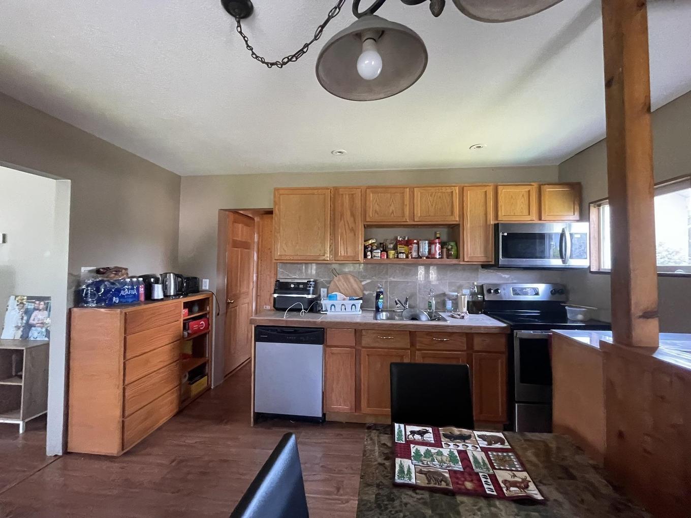 126 Zuke Road, Atikokan, ON - Indoor Photo Showing Kitchen With Double Sink