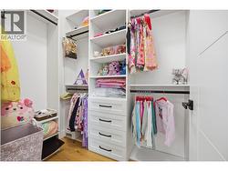 Fourth level bedroom walk-in closet -