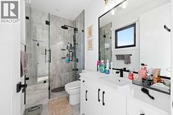 Suite bathroom with walk in shower -