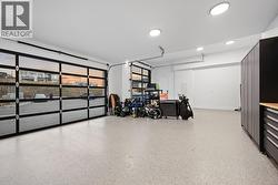 Large, epoxy finished triple car garage -