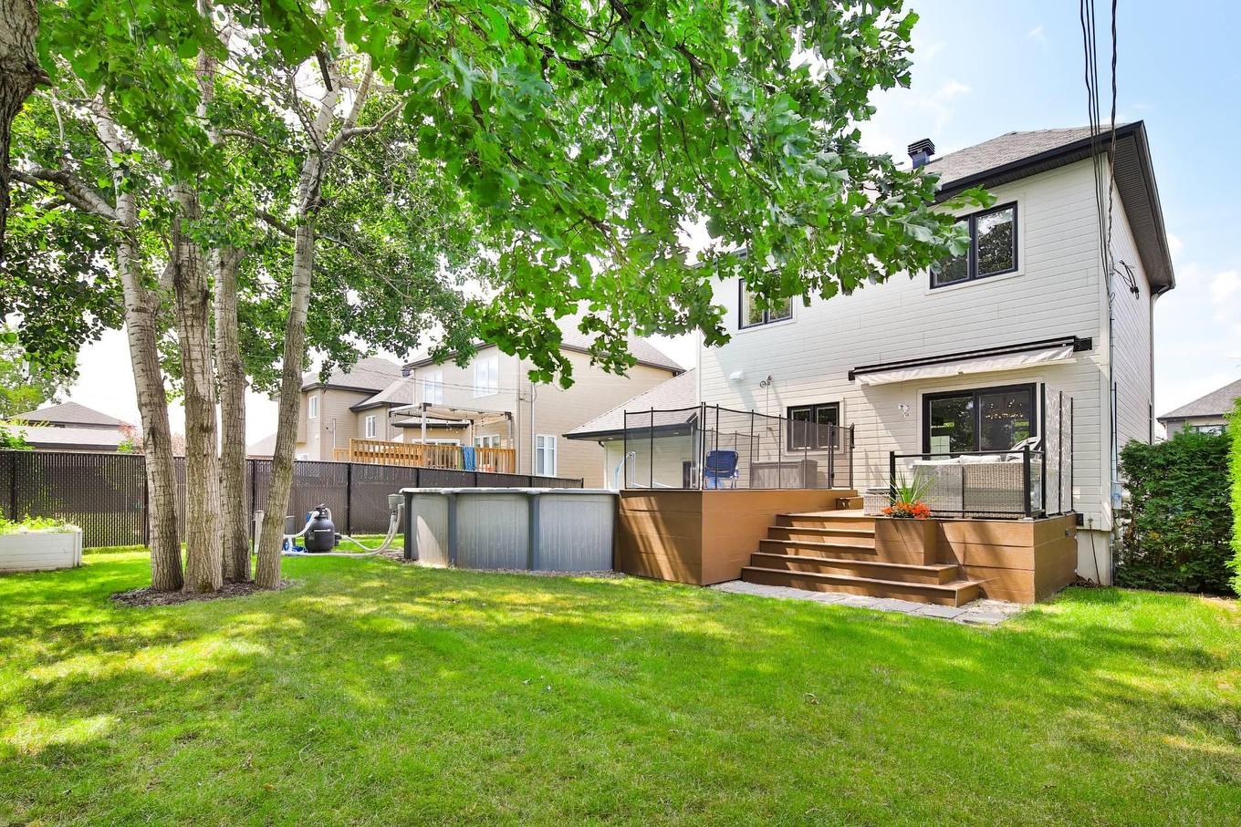 Cour - 1529 Rue Riendeau, Chambly, QC - Outdoor With Backyard