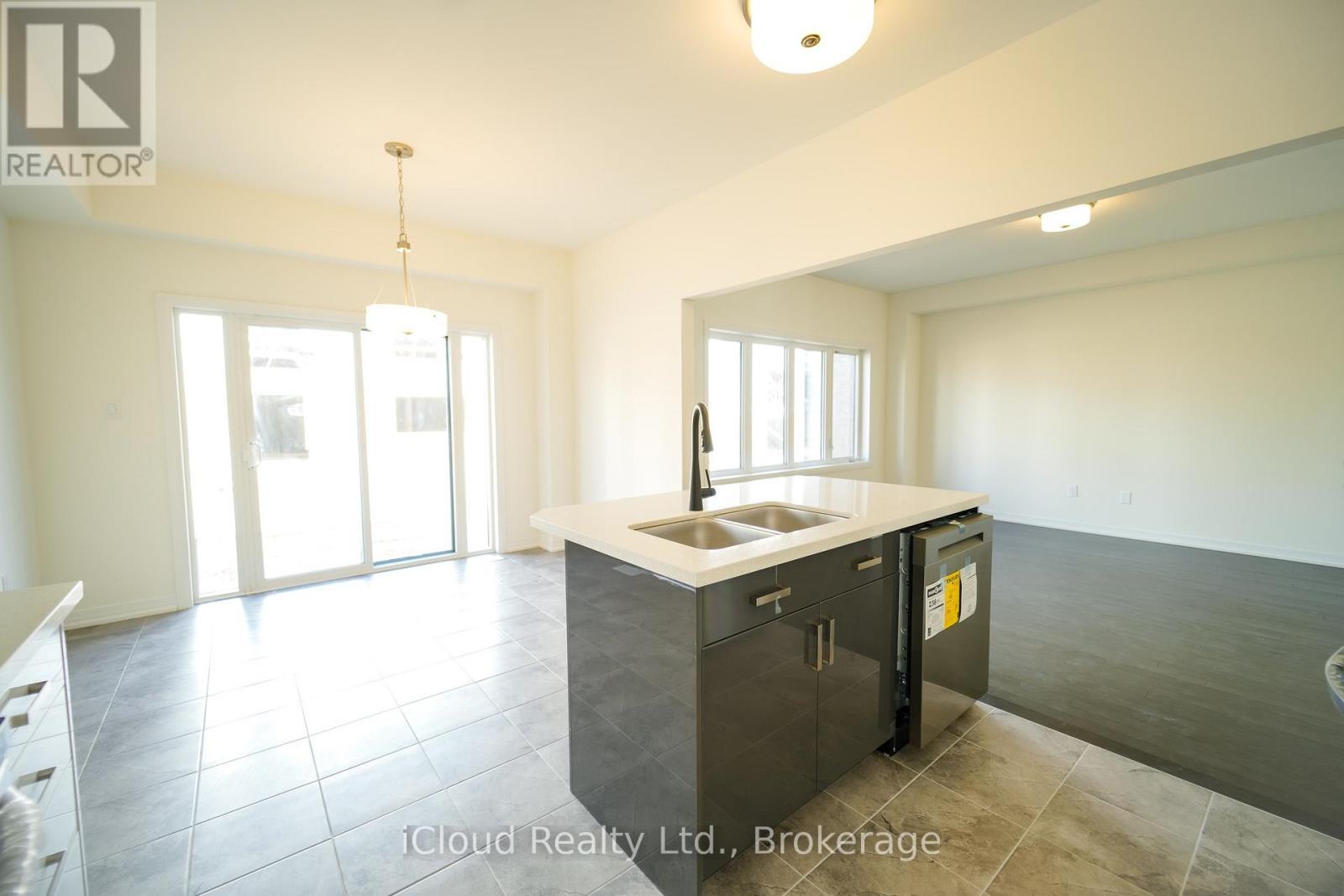 67 George Brier Drive E, Brant, ON - Indoor Photo Showing Kitchen With Double Sink