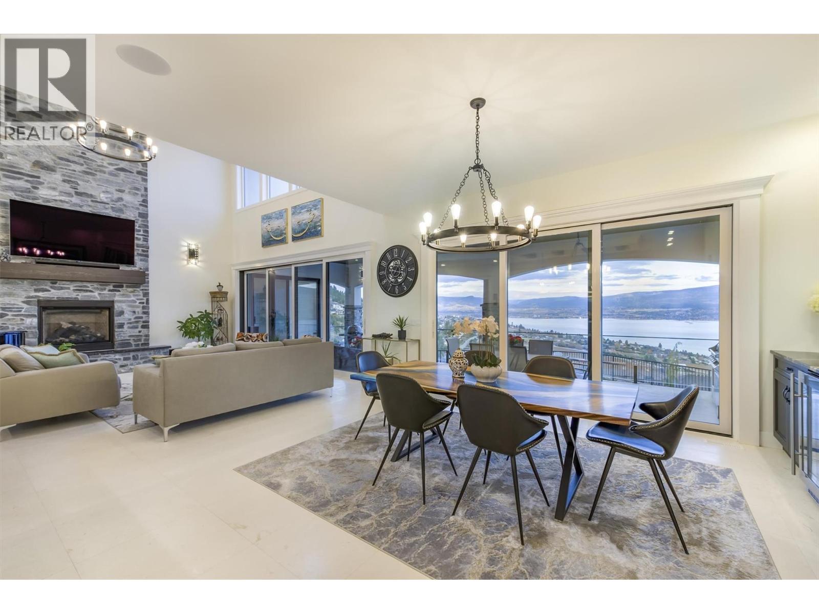 3279 Vineyard View Drive, West Kelowna, BC - Indoor With Fireplace