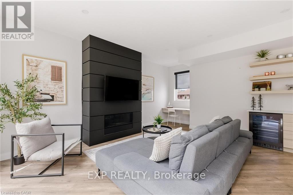 26 Huron Street, Lambton Shores, ON - Indoor Photo Showing Living Room With Fireplace