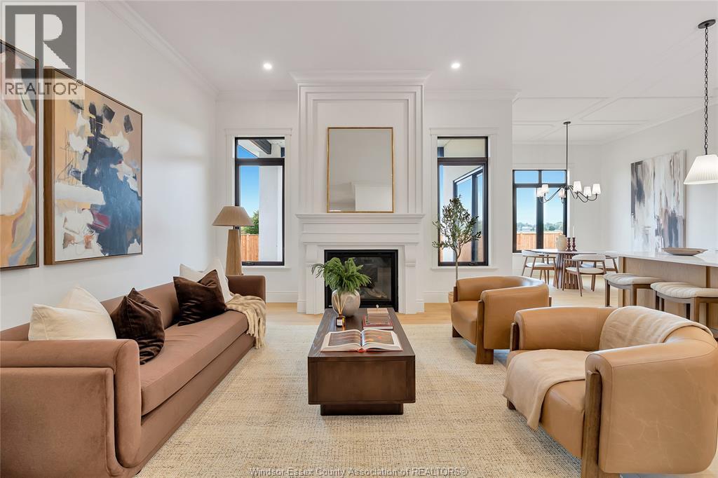 633 Summit Street, Lakeshore, ON - Indoor Photo Showing Living Room With Fireplace