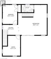 View of floor plan / room layout -
