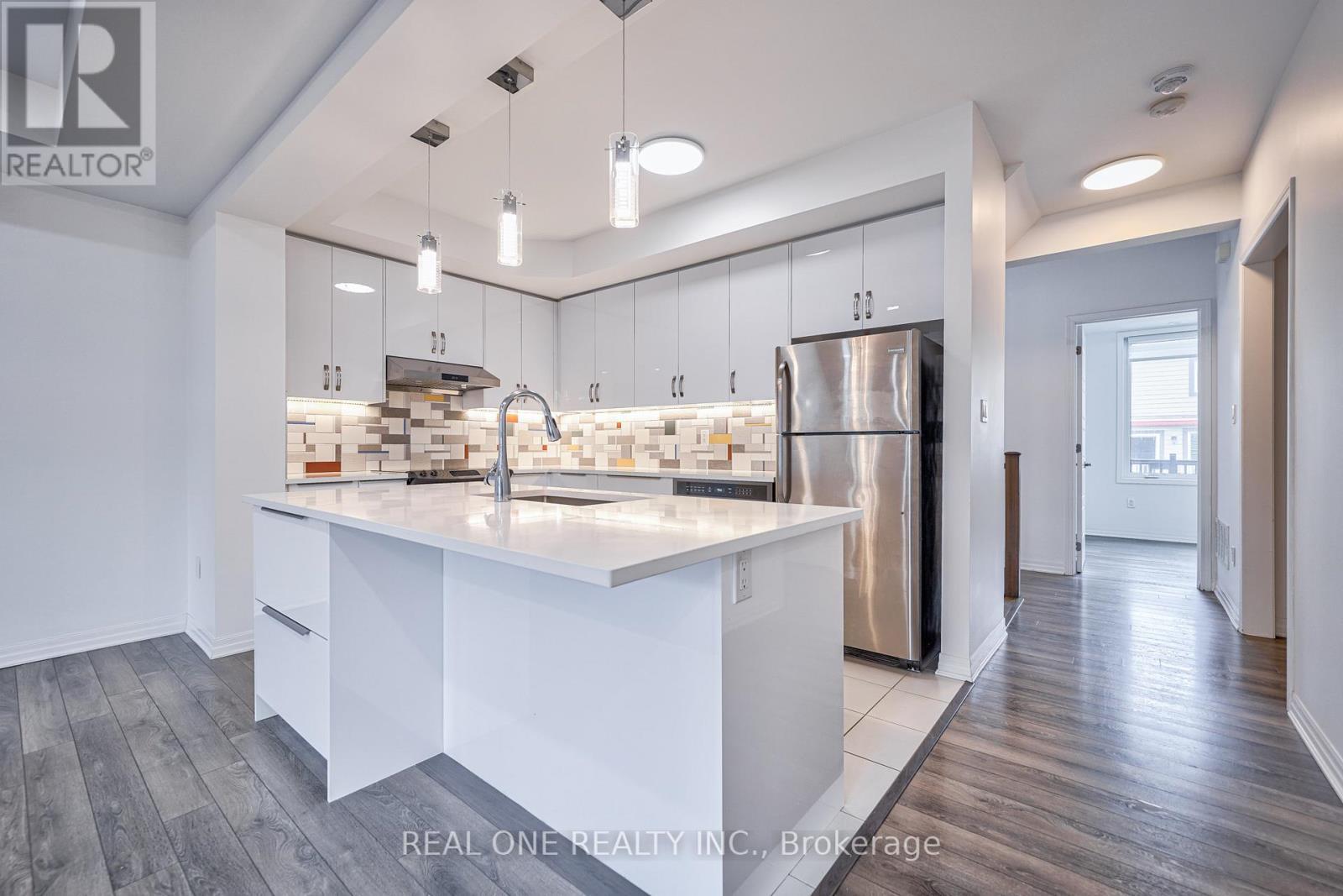 3073 George Savage Avenue, Oakville, ON - Indoor Photo Showing Kitchen With Stainless Steel Kitchen With Upgraded Kitchen