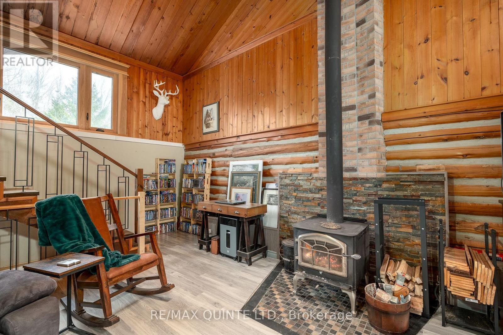 20 Thompson Road, Centre Hastings, ON - Indoor Photo Showing Other Room With Fireplace