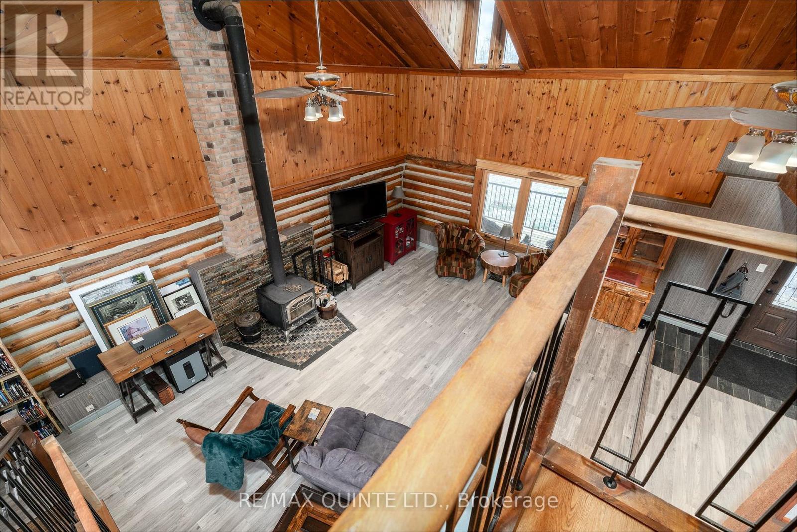 20 Thompson Road, Centre Hastings, ON - Indoor Photo Showing Other Room With Fireplace