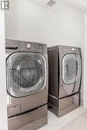 Upper Floor Laundry for Convenience -