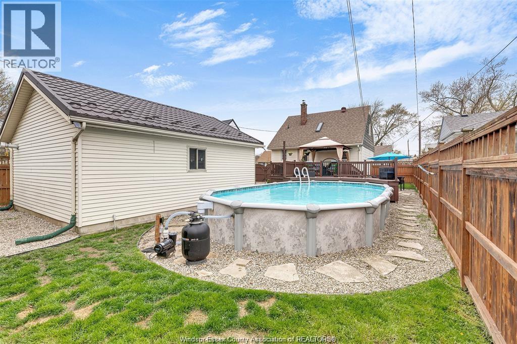 1634 Olive, Windsor, ON - Outdoor With Above Ground Pool With Exterior