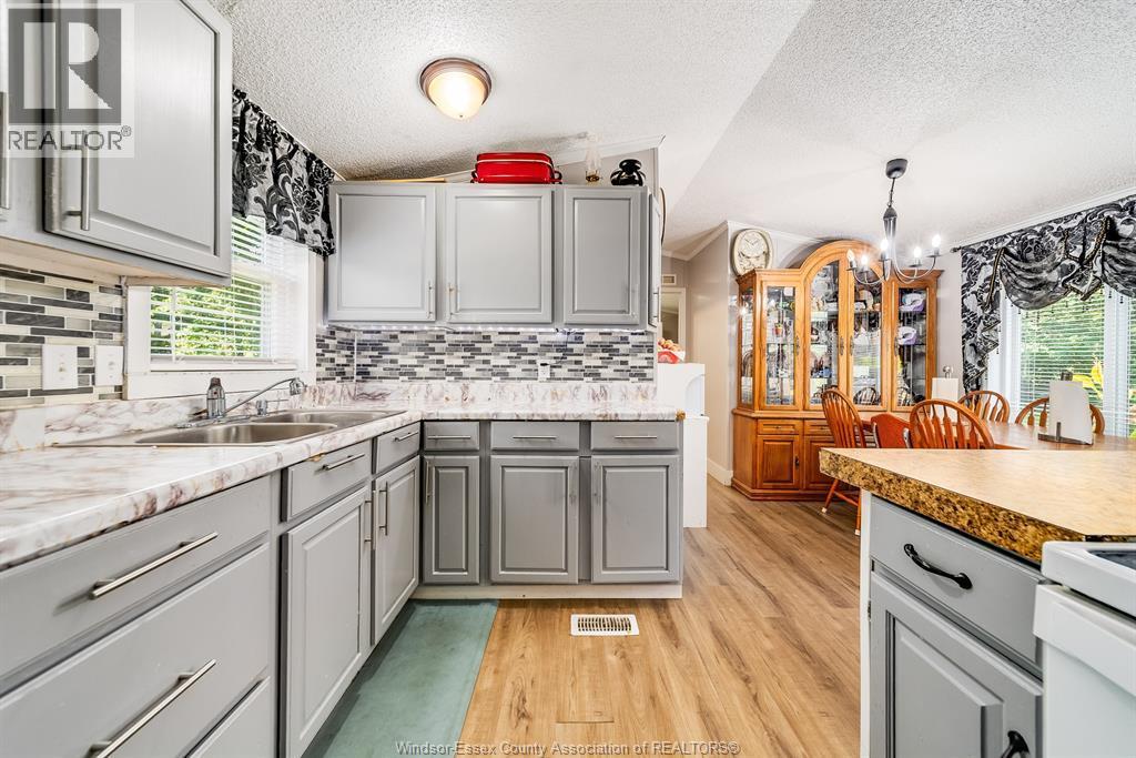 29338 Jane Road Unit# 98, Thamesville, ON - Indoor Photo Showing Kitchen With Double Sink