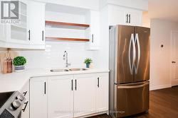 Kitchen with open shelving -