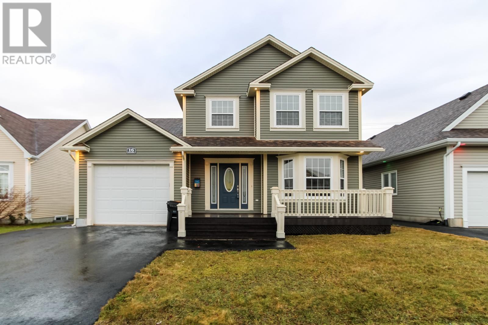 16 Palm Drive, St. John'S, NL - Outdoor With Deck Patio Veranda With Facade