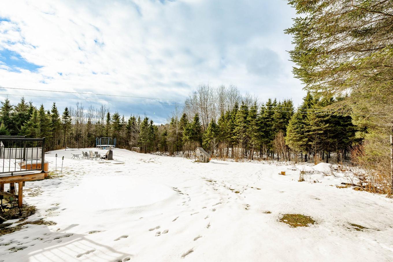 Backyard - 15 Ch. Armand-Martineau, Saint-Herménégilde, QC - Outdoor With View