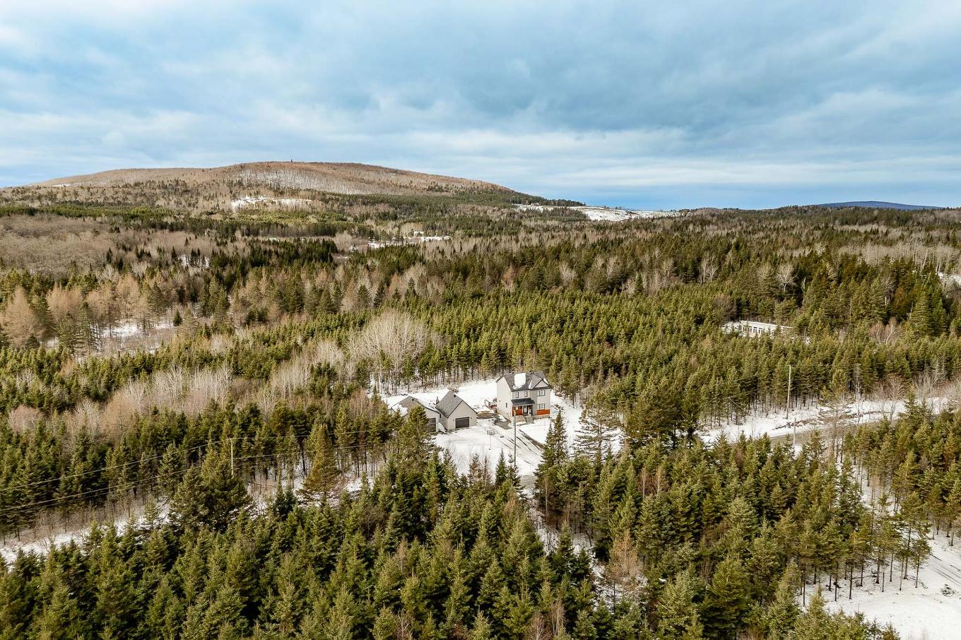 Aerial photo - 15 Ch. Armand-Martineau, Saint-Herménégilde, QC - Outdoor With View