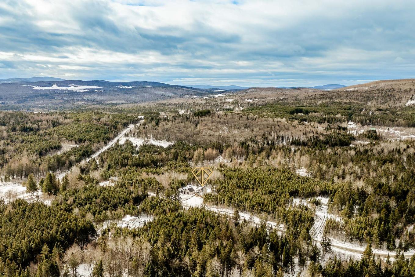 Aerial photo - 15 Ch. Armand-Martineau, Saint-Herménégilde, QC - Outdoor With View
