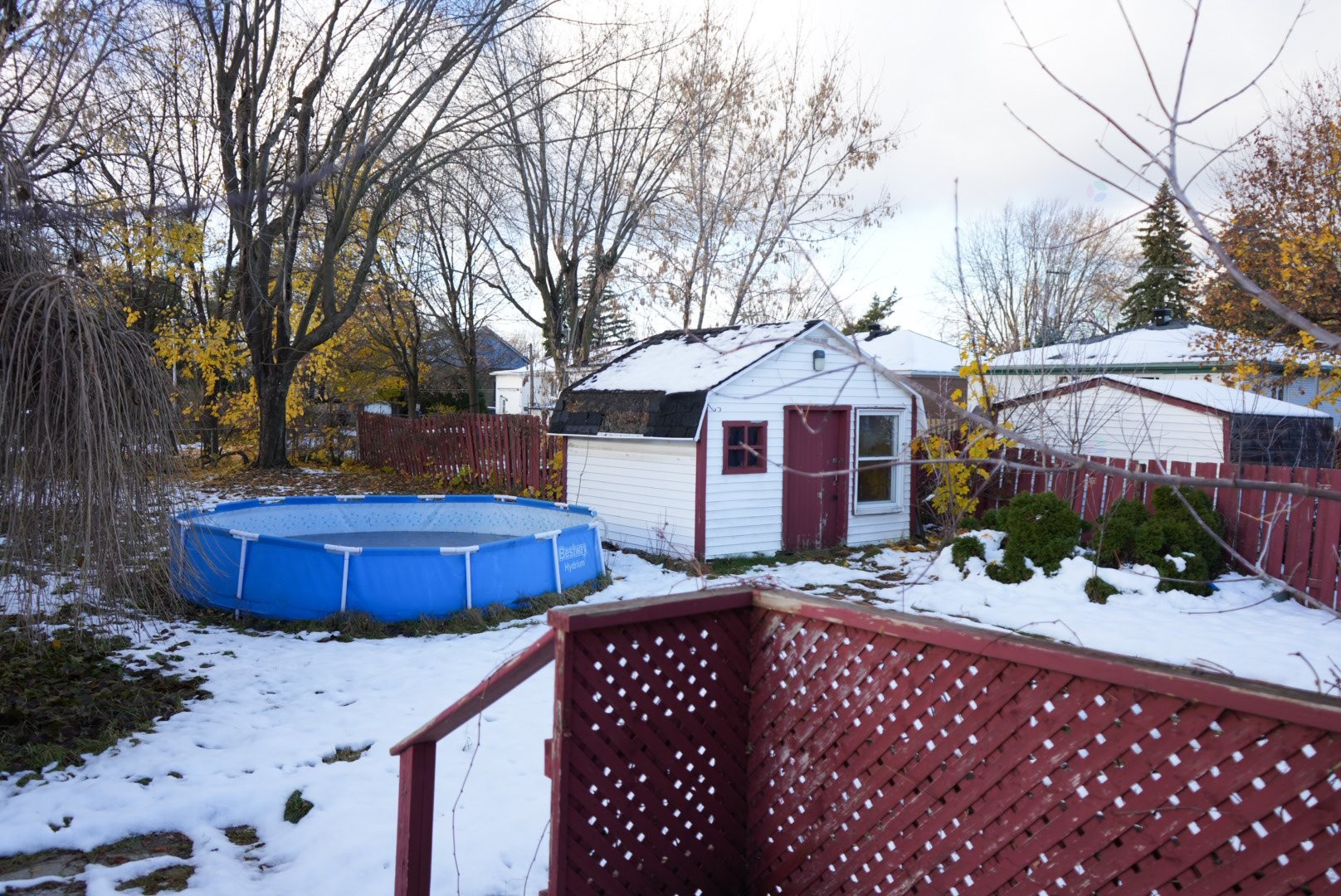 Cour - 2220 Rue Arbour, Brossard, QC - Outdoor With Above Ground Pool